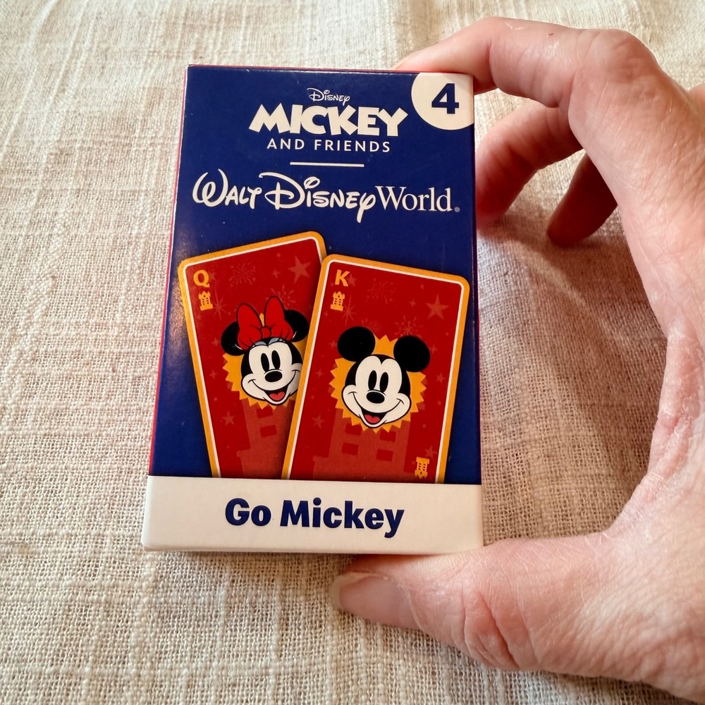 Disney World Mickey and Friends Go Mickey Playing Cards McDonald's‎ Happy Meal 4